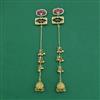Antique Jhumki With Matte Gold Plating