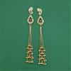 Antique Moti Earring With Matte Gold Plating