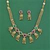 Antique Classic Necklace With Matte Gold Plating