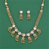 Antique Classic Necklace With Matte Gold Plating
