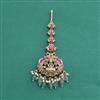 Antique Temple Tikka With Matte Gold Plating