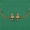 Antique Jhumki With Matte Gold Plating