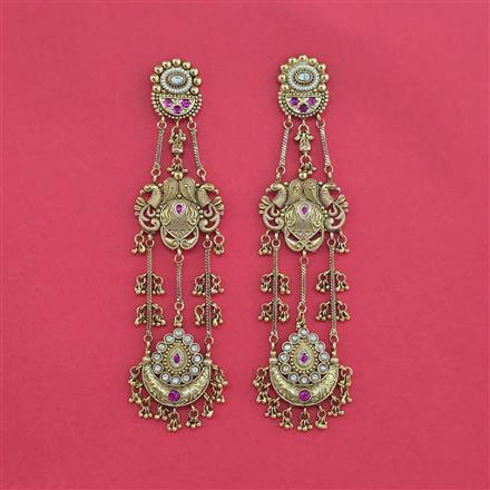 Antique Kashmiri Earring With Gold Plating
