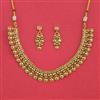 Antique Plain Gold Necklace With Gold Plating