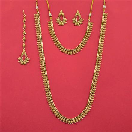 Antique Combo Necklace Set With Gold Plating