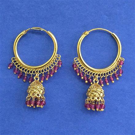 Antique Jhumki With Gold Plating