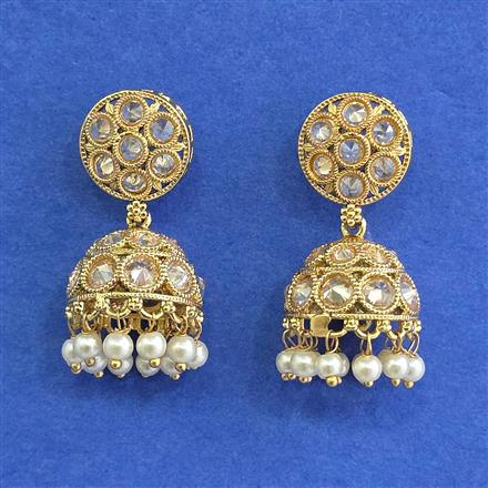 Antique Jhumki With Gold Plating