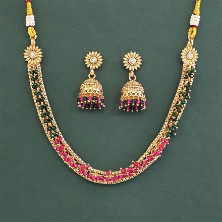 Antique Classic Necklace With Gold Plating