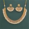 Antique Pearl Necklace With Gold Plating