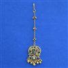 Antique Heritage Maang Tikka With Matte Gold Plating