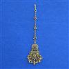 Antique Heritage Maang Tikka With Matte Gold Plating