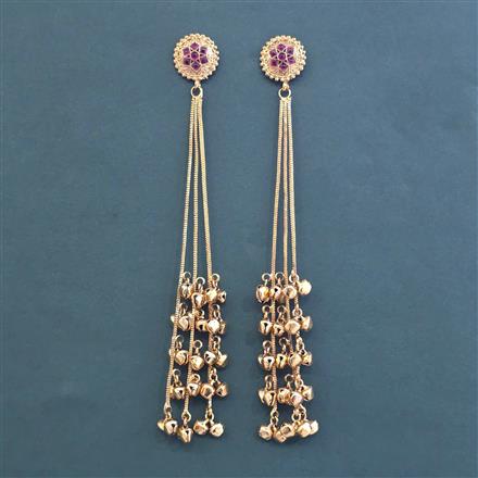 Antique Long Earring With Gold Plating