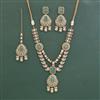 Antique Classic Necklace With Mehndi Plated
