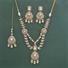 Antique Classic Necklace With Mehndi Plated