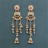 Antique Heritage Earring With Matte Gold Plated