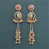 Antique Heritage Earring With Matte Gold Plated