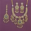 Antique Heritage Necklace Set Set With Matte Gold Plating