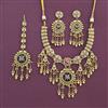 Antique Heritage Necklace Set Set With Matte Gold Plating