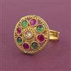Antique Adjustable Ring With Gold Plating