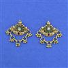 Antique Heritage Earring With Matte Gold Plating