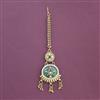 Antique Heritage Maang Tikka With Matte Gold Plating