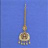 Antique Classic Tikka With Matte Gold Plating