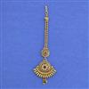 Antique Classic Tikka With Matte Gold Plating
