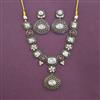 Antique Classic Necklace Set With Mehndi Plating
