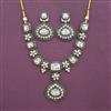 Antique Classic Necklace Set With Mehndi Plating