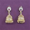 Antique Jhumki With Matte Gold Plating