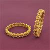 Antique 2 Pc Bangles With Matte Gold Plating