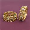 Antique Heritage Bangles With Matte Gold Plating