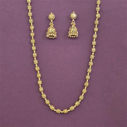 Antique Classic Mala Necklace With Gold Plating