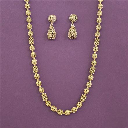 Antique Classic Mala Necklace With Gold Plating