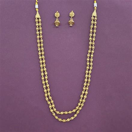 Antique Classic Mala Necklace With Gold Plating