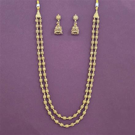 Antique Classic Mala Necklace With Gold Plating