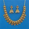 Antique Classic Necklace With Matte Gold Plating