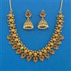 Antique Classic Necklace With Matte Gold Plating