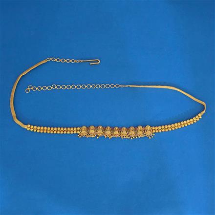 Antique South Indian Belt With Matte Gold Plating