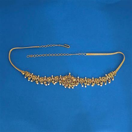 Antique South Indian Belt With Matte Gold Plating