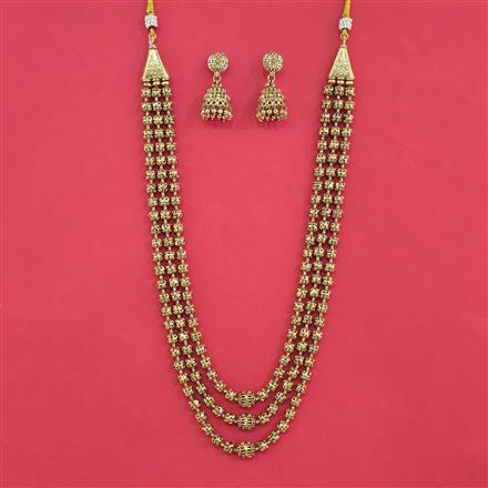 Antique Long Mala With Gold Plating