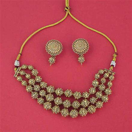 Antique Classic Mala Necklace With Gold Plating