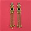 Antique Heritage Earring With Matte Gold Plating