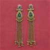 Antique Heritage Earring With Matte Gold Plating