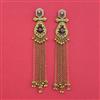 Antique Heritage Earring With Matte Gold Plating