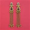 Antique Heritage Earring With Matte Gold Plating