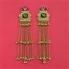 Antique Heritage Earring With Matte Gold Plating