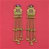 Antique Heritage Earring With Matte Gold Plating