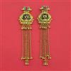 Antique Heritage Earring With Matte Gold Plating