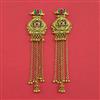Antique Heritage Earring With Matte Gold Plating